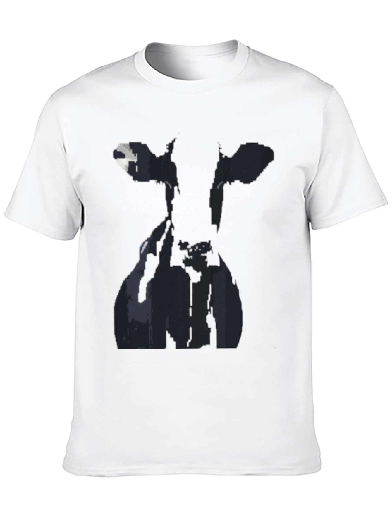 Cow Silhouette Black Graphic Tee