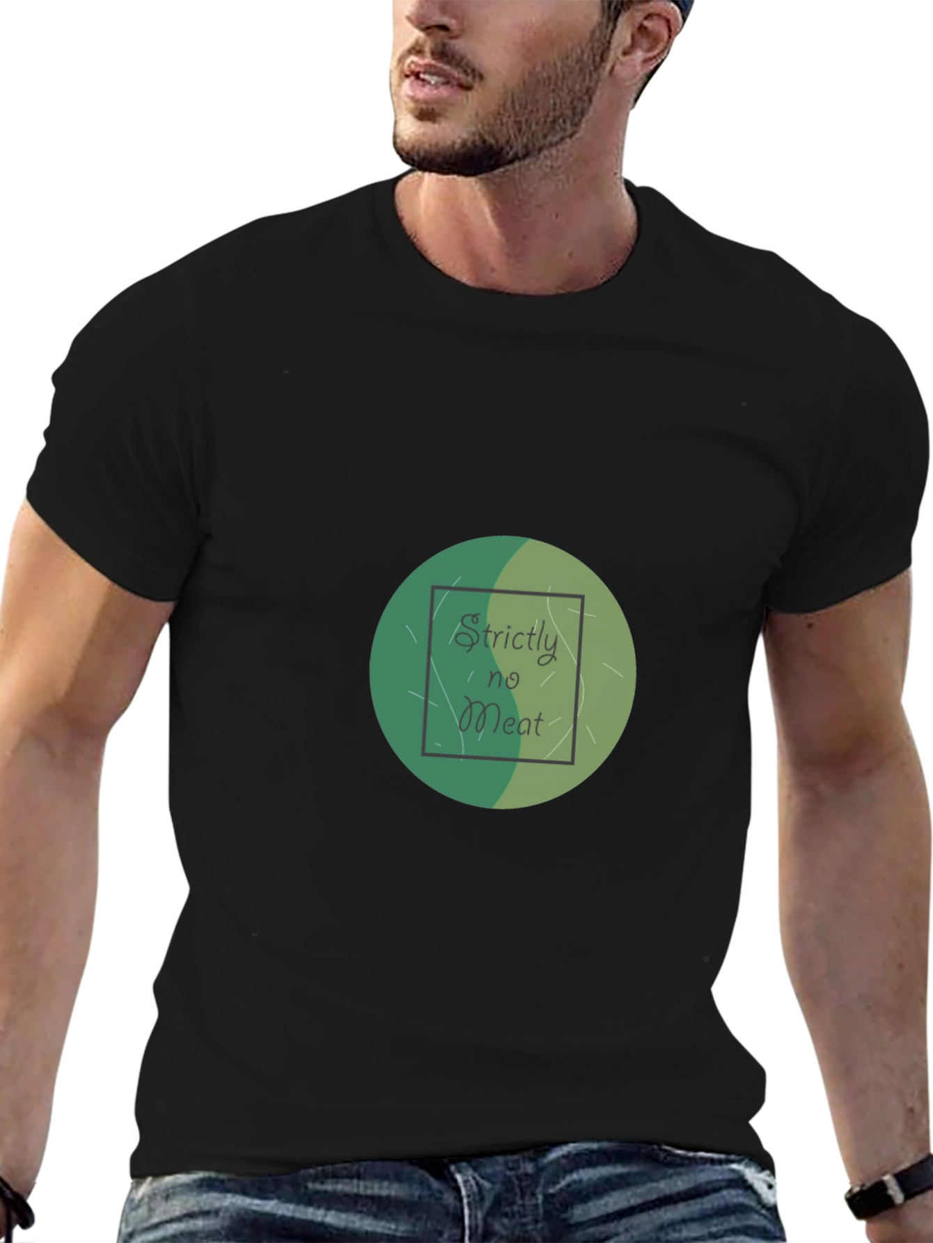 Strictly No Sweat Black T-Shirt