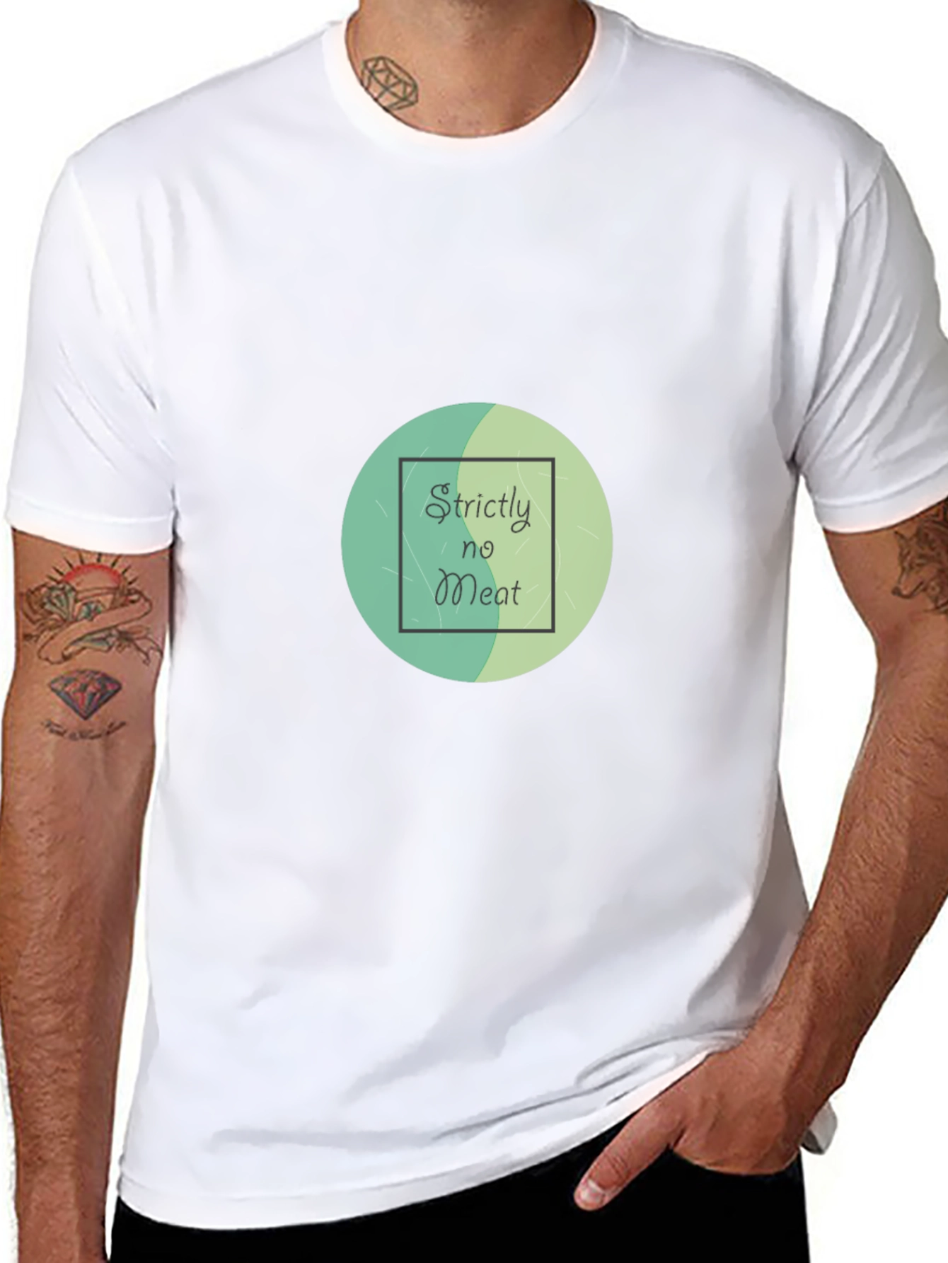 Strictly No Sweat Black T-Shirt