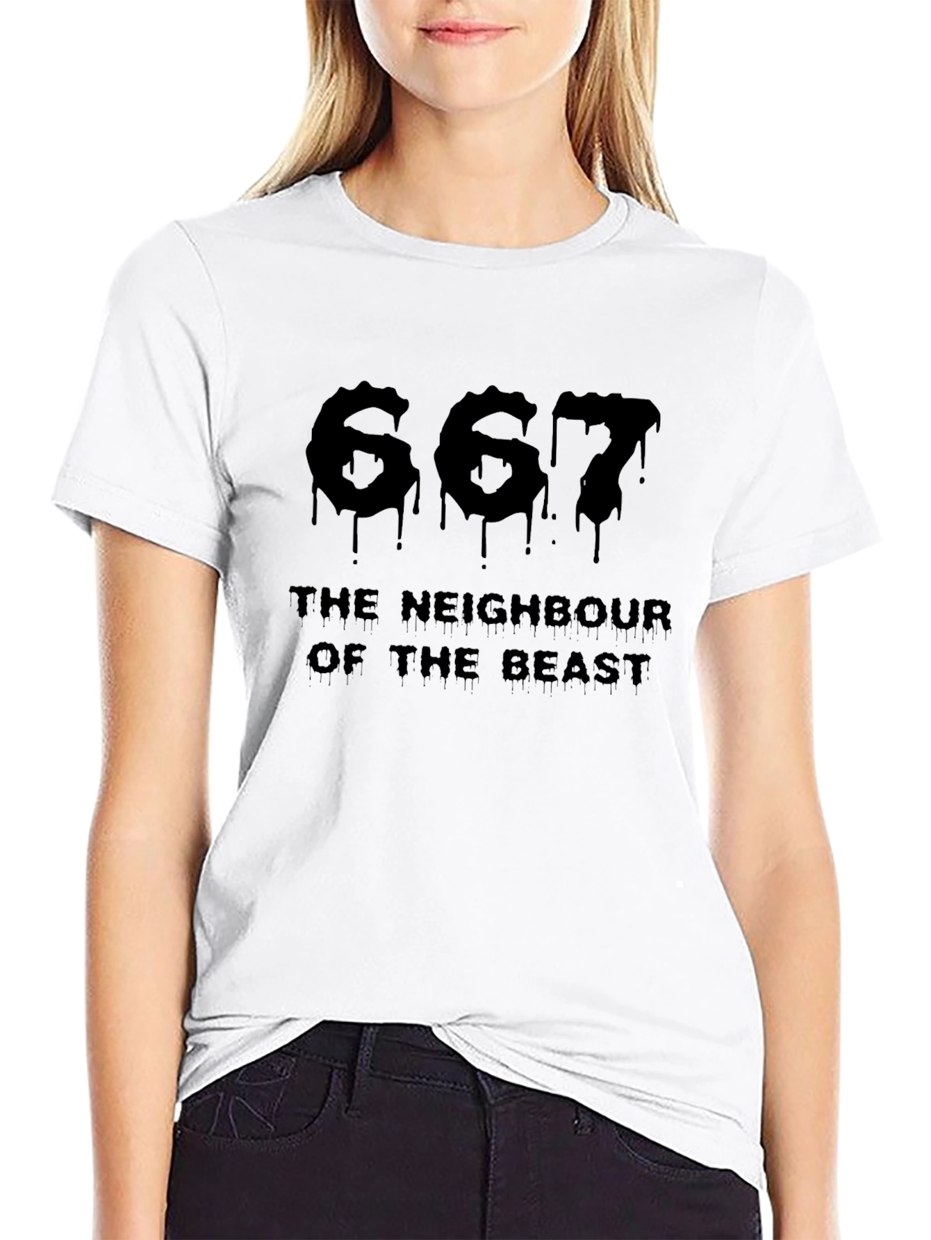 667 Neighbour of the Beast Black T-Shirt