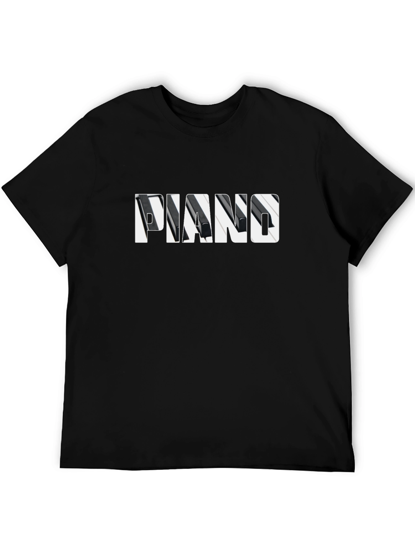 Piano Keys T-Shirt - Musical Instrument Graphic Tee