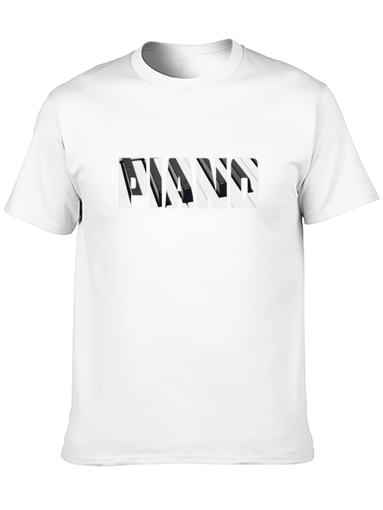 Piano Keys T-Shirt - Musical Instrument Graphic Tee