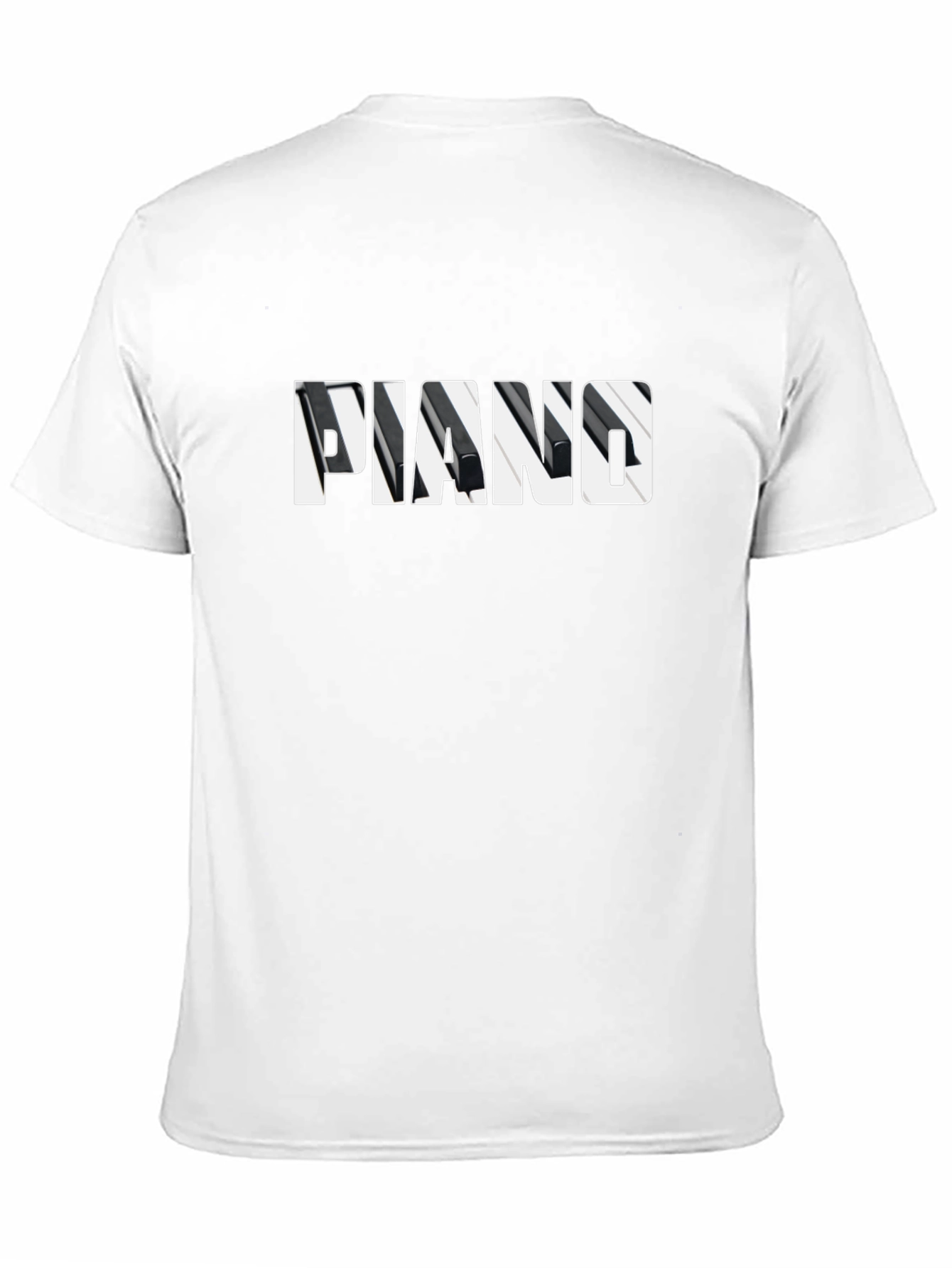 Piano Keys T-Shirt - Musical Instrument Graphic Tee