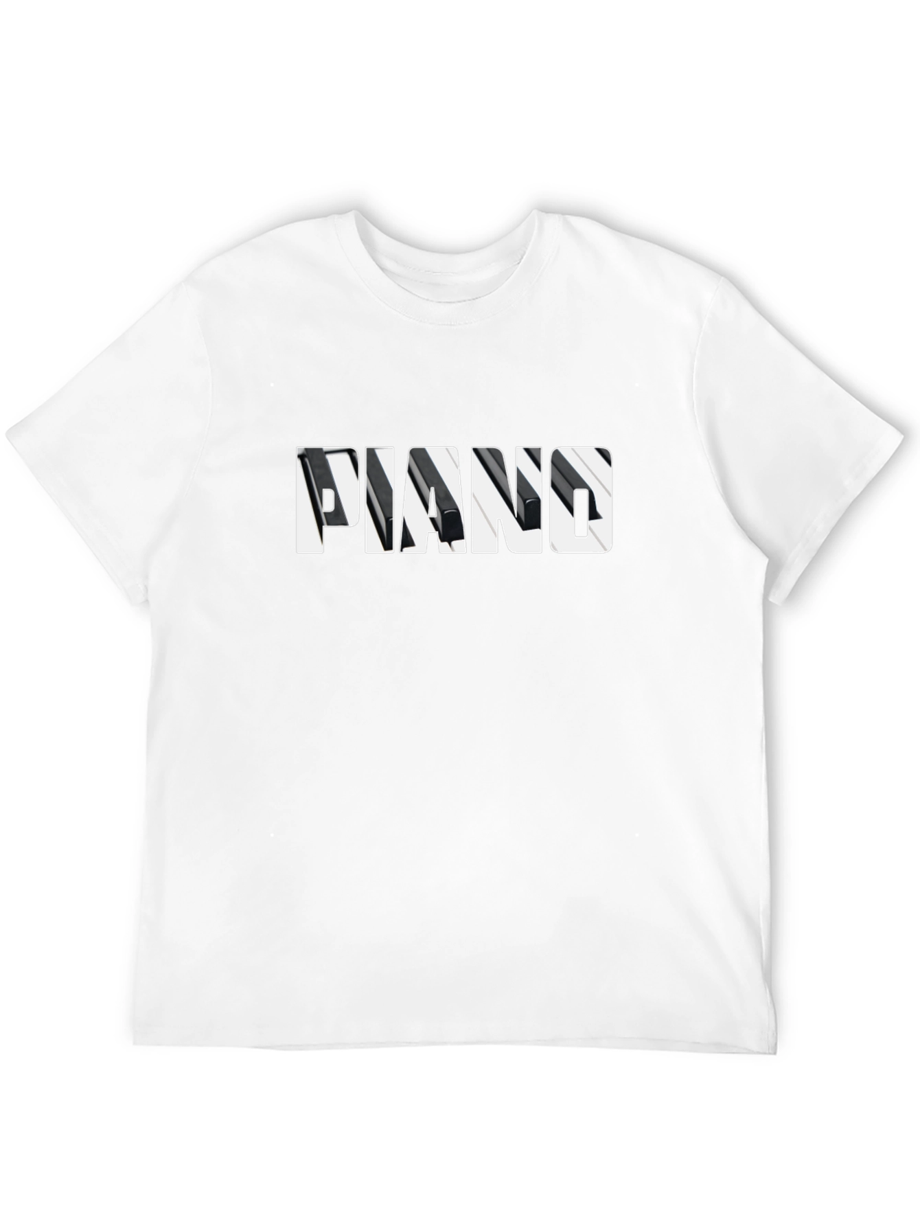 Piano Keys T-Shirt - Musical Instrument Graphic Tee