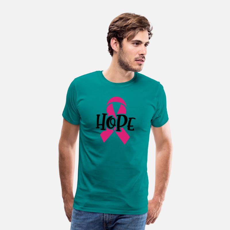 Hope Ribbon October Breast Cancer Awareness Month