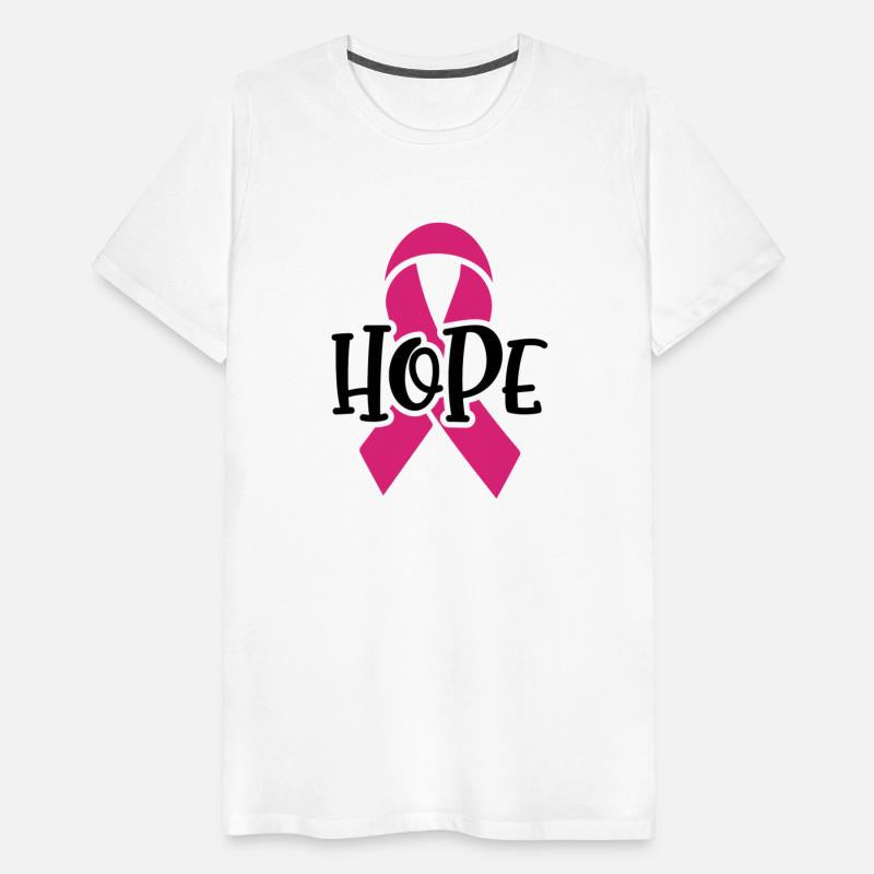 Hope Ribbon October Breast Cancer Awareness Month