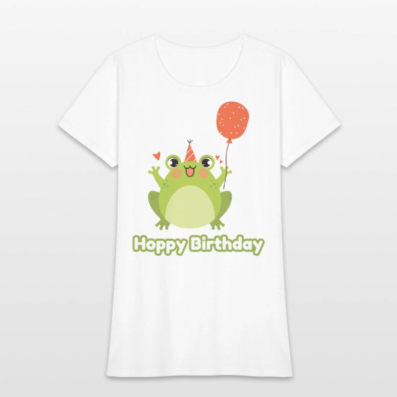 Hoppy Birthday Frog Frogs Kids