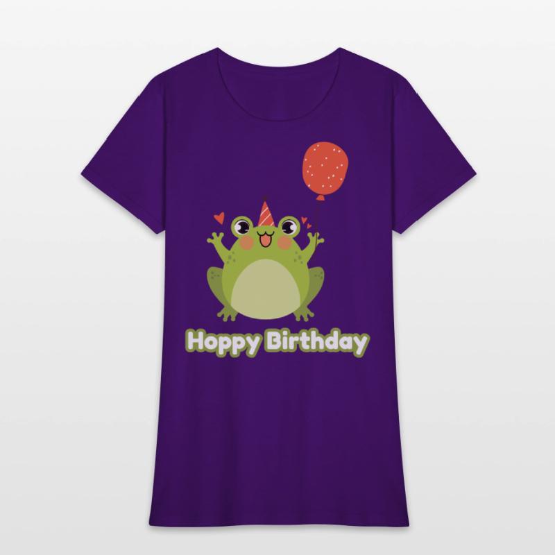 Hoppy Birthday Frog Frogs Kids