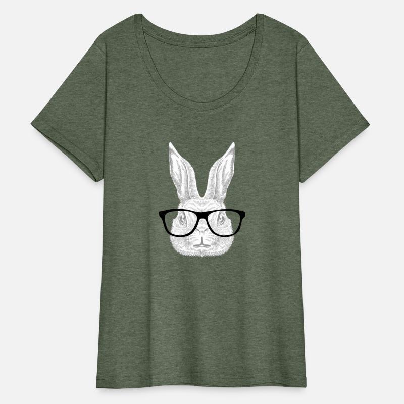 Hopster Bunny Rabbit Nerd Glasses Easter Rabbit
