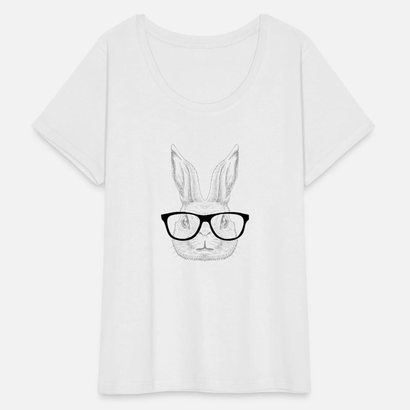 Hopster Bunny Rabbit Nerd Glasses Easter Rabbit
