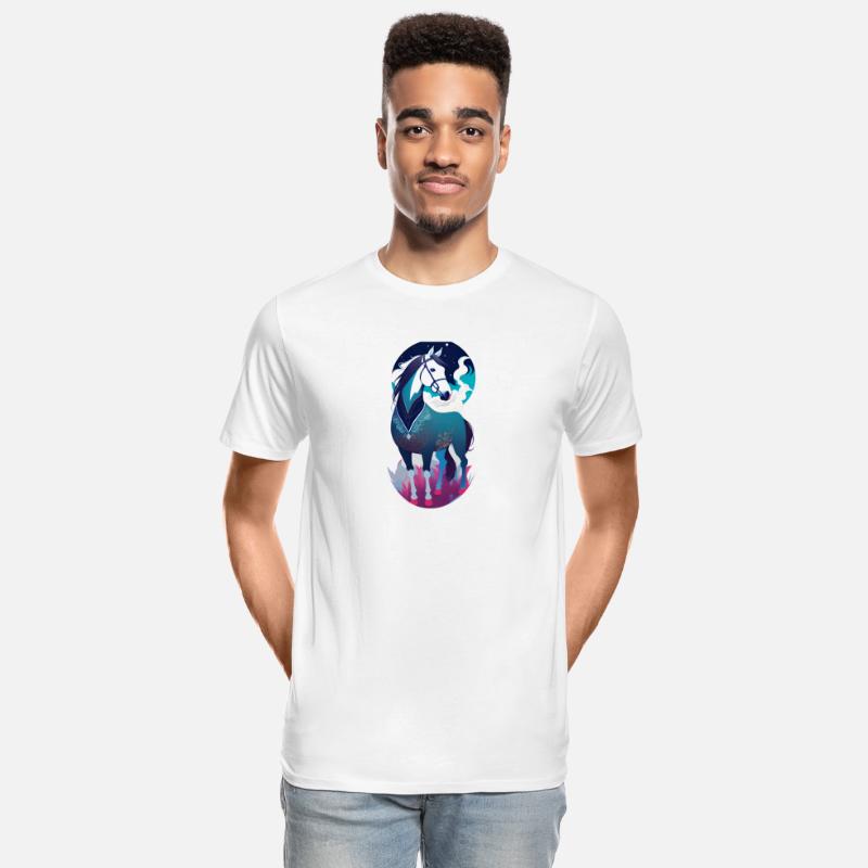 Horse design with a great background