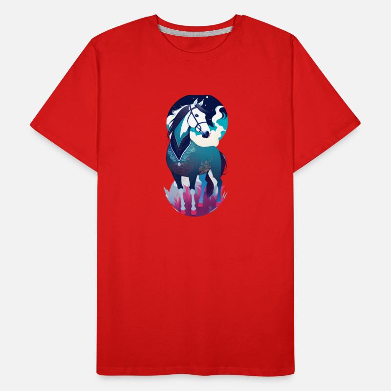 Horse design with a great background