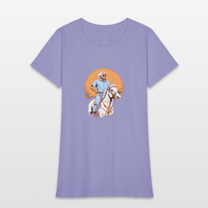 Horse Rider Grandpa Grandfather Horseback Riding