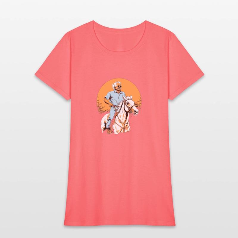 Horse Rider Grandpa Grandfather Horseback Riding
