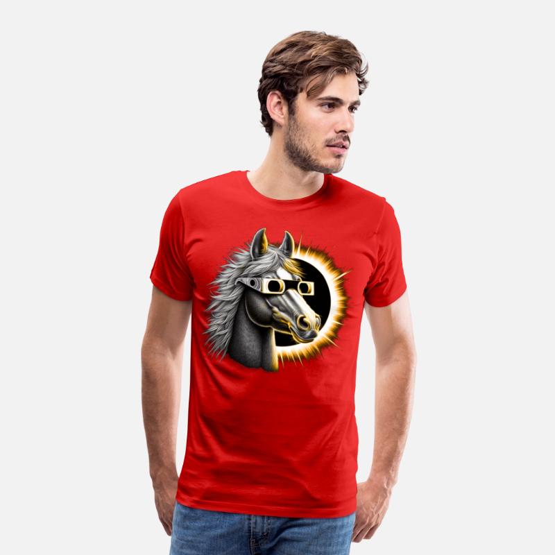 Horse Total Solar eclipse 2024-Gift for horse