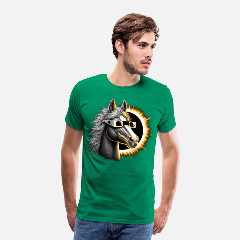 Horse Total Solar eclipse 2024-Gift for horse