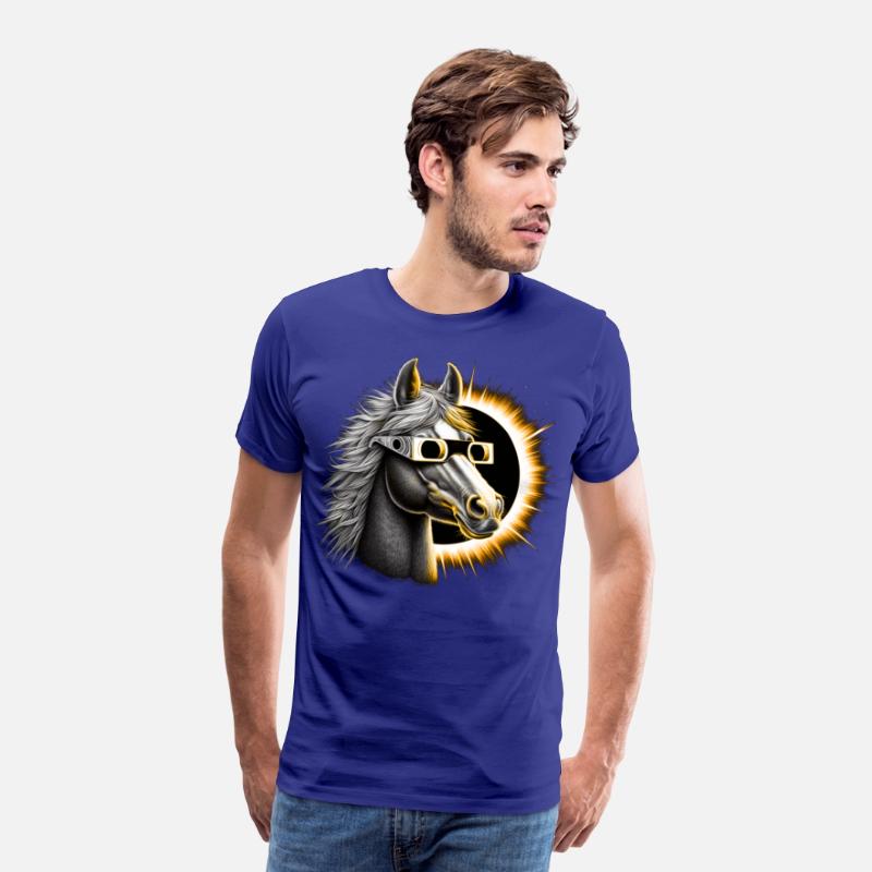 Horse Total Solar eclipse 2024-Gift for horse