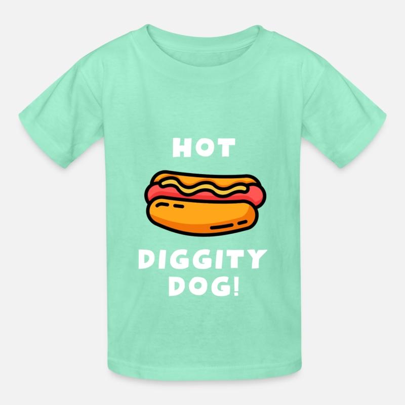 Hot Diggity Dog! Funny Toddler Hot Dog Saying