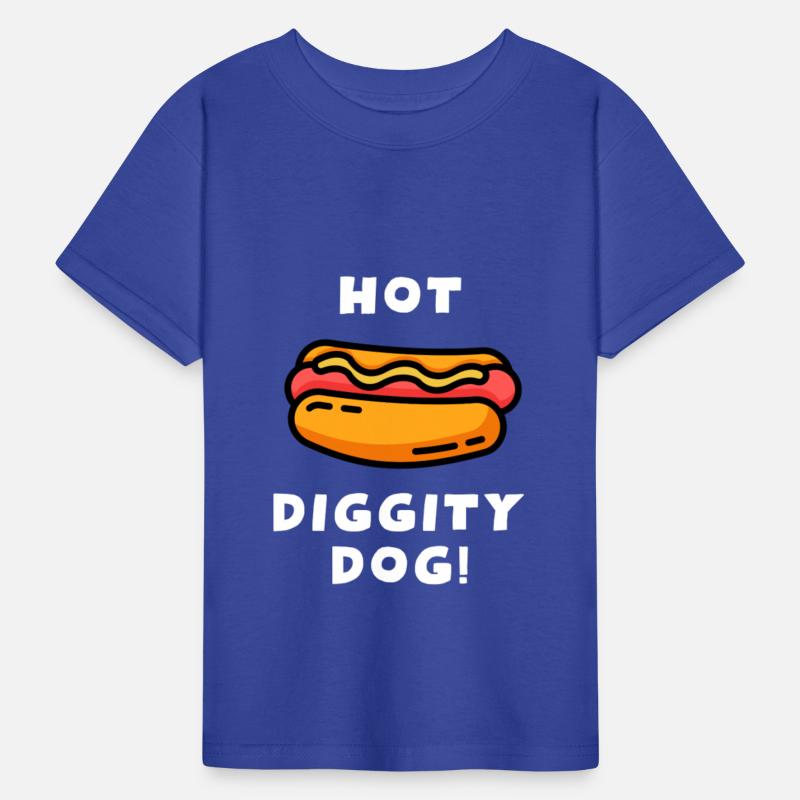 Hot Diggity Dog! Funny Toddler Hot Dog Saying