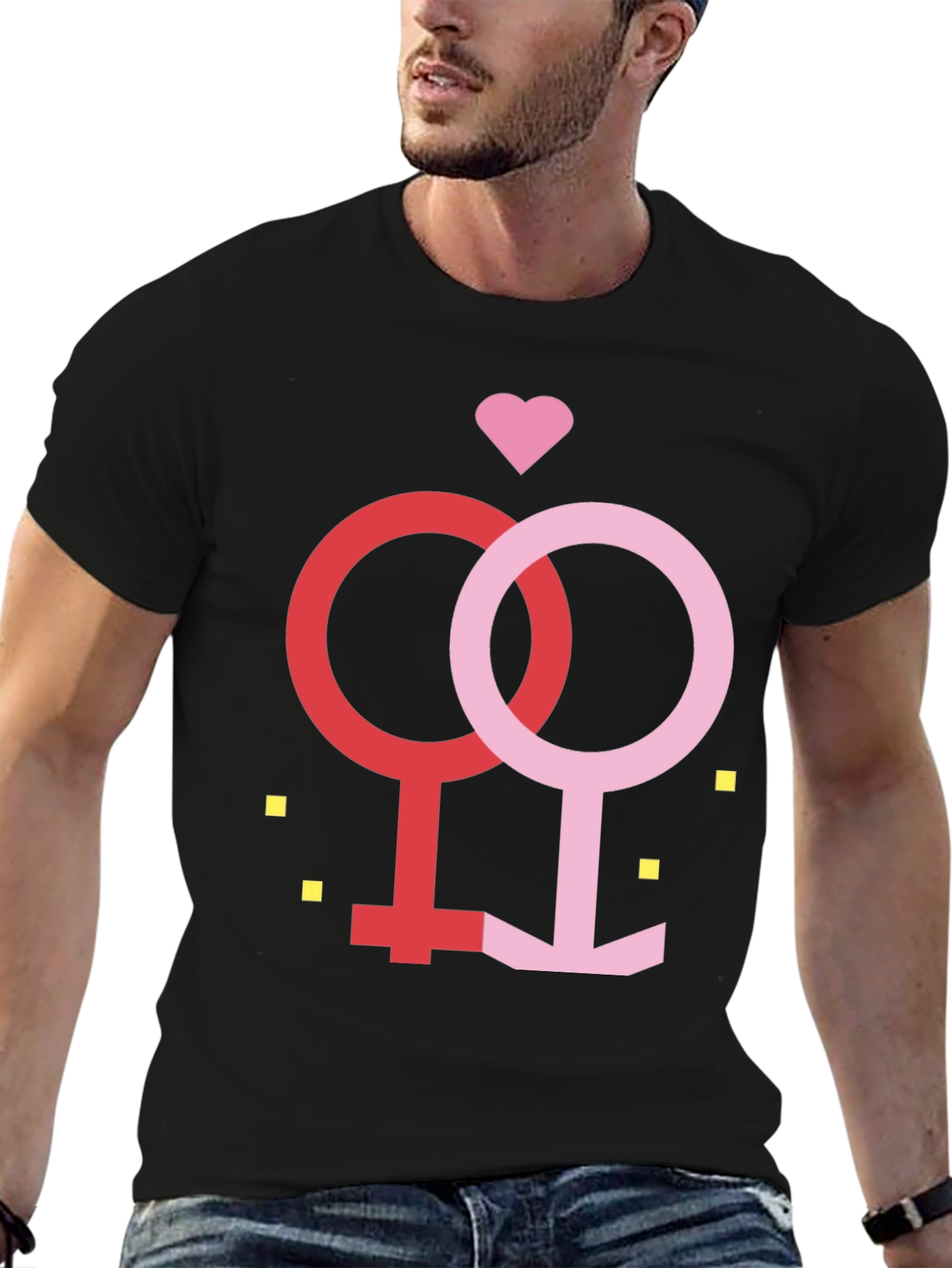 Matching Venus Symbol Graphic Tee