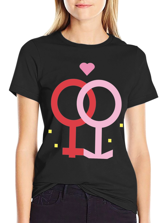 Matching Venus Symbol Graphic Tee