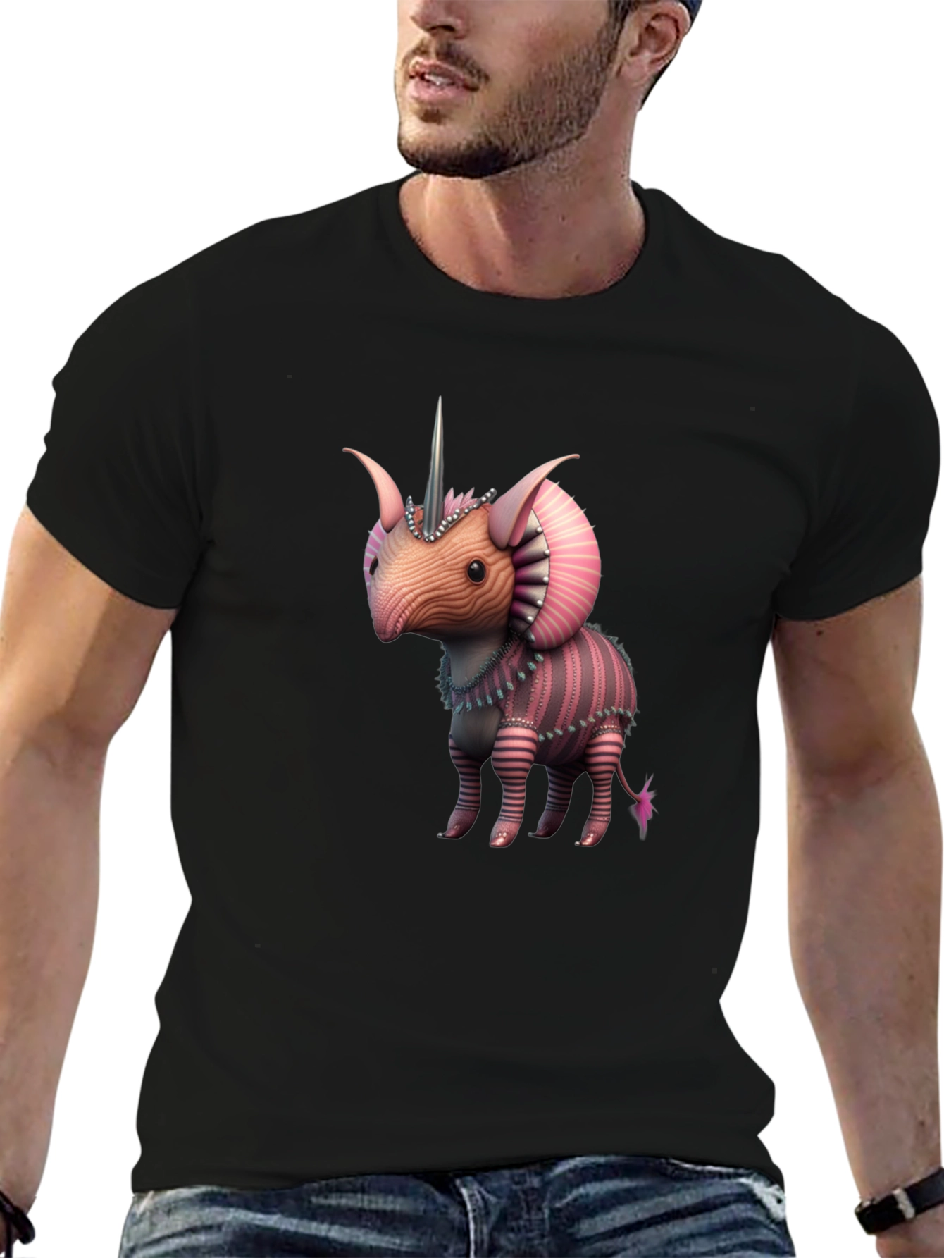 Unicorn Triceratops Creature T-Shirt
