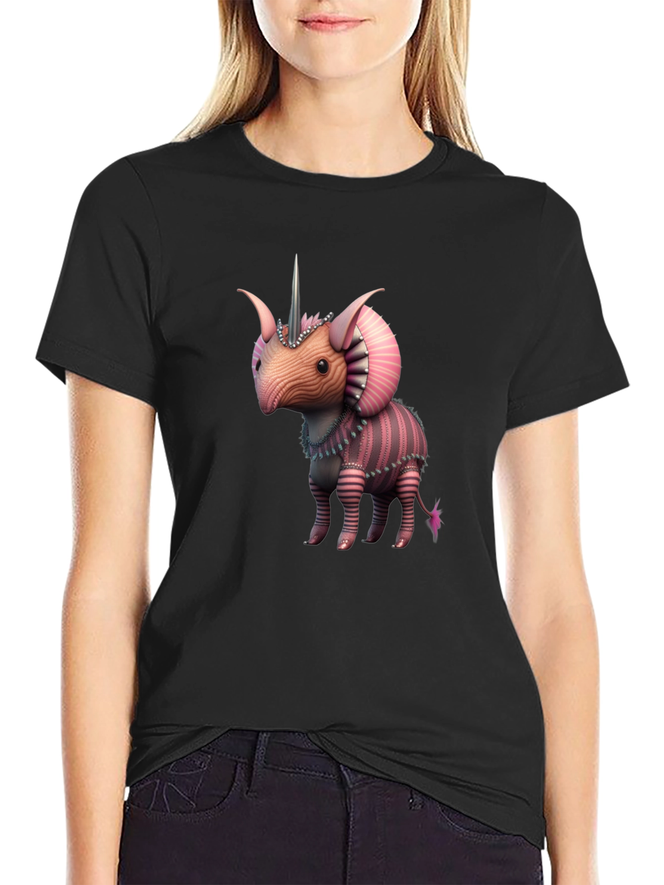 Unicorn Triceratops Creature T-Shirt