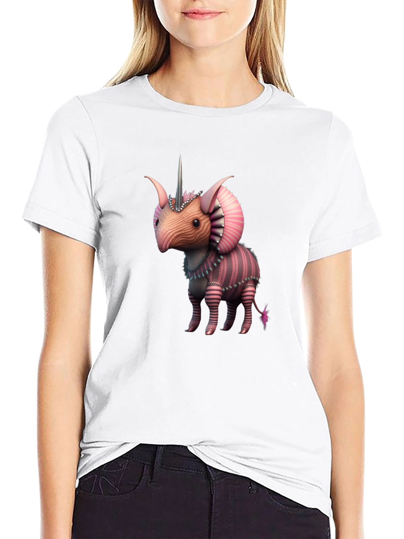 Unicorn Triceratops Creature T-Shirt