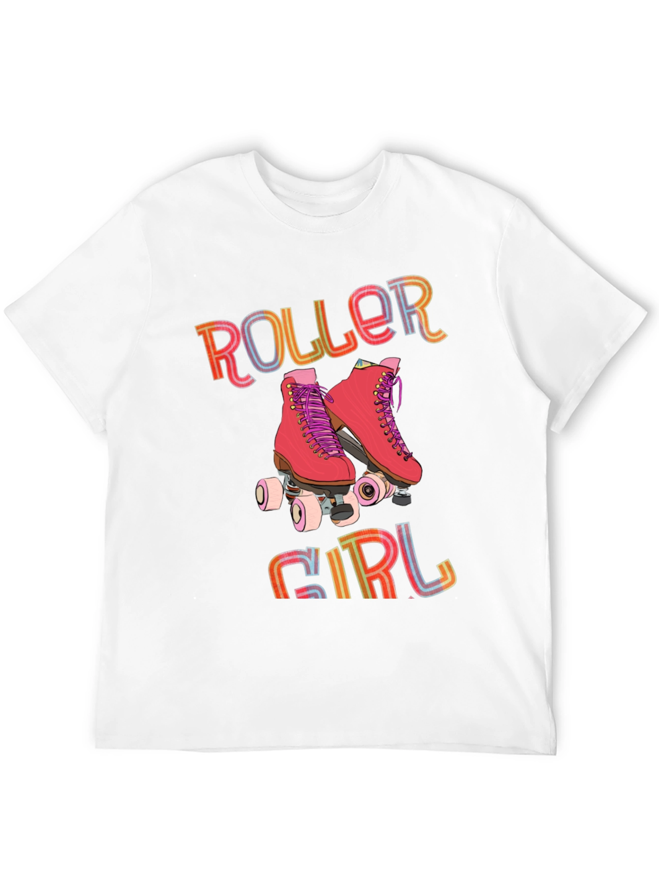 Roller Girl Graphic Tee - Retro Skate T-Shirt