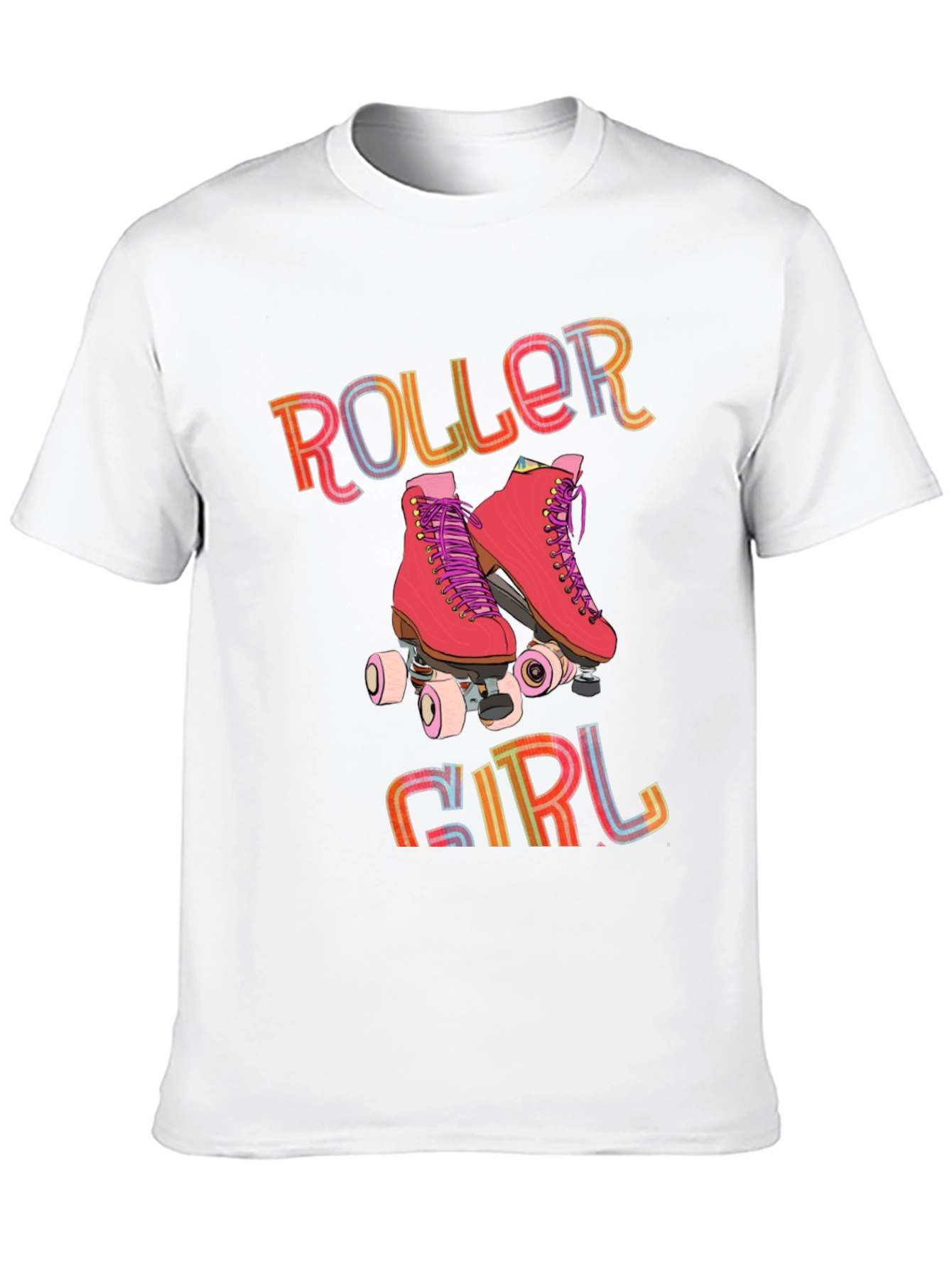 Roller Girl Graphic Tee - Retro Skate T-Shirt