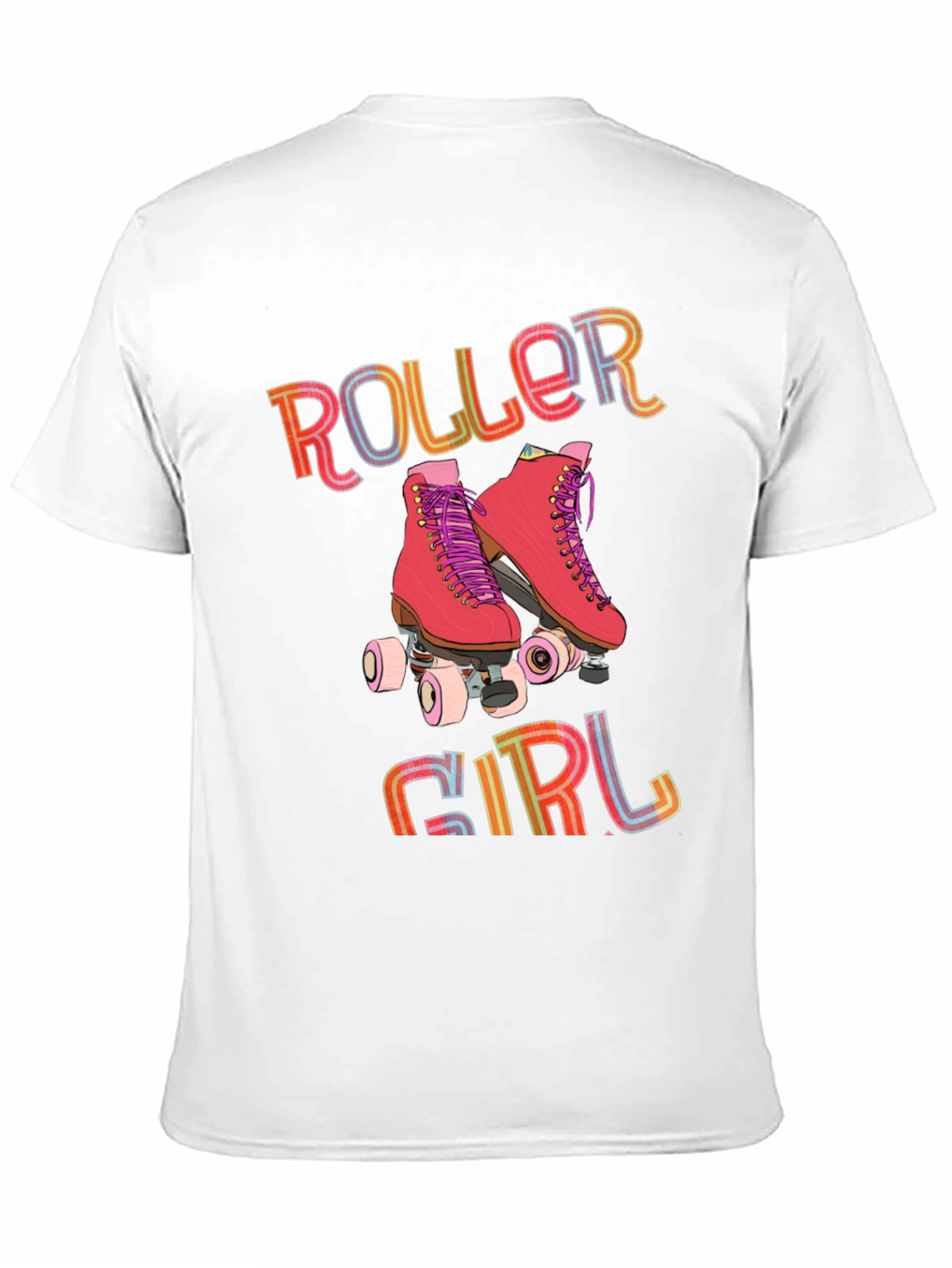 Roller Girl Graphic Tee - Retro Skate T-Shirt