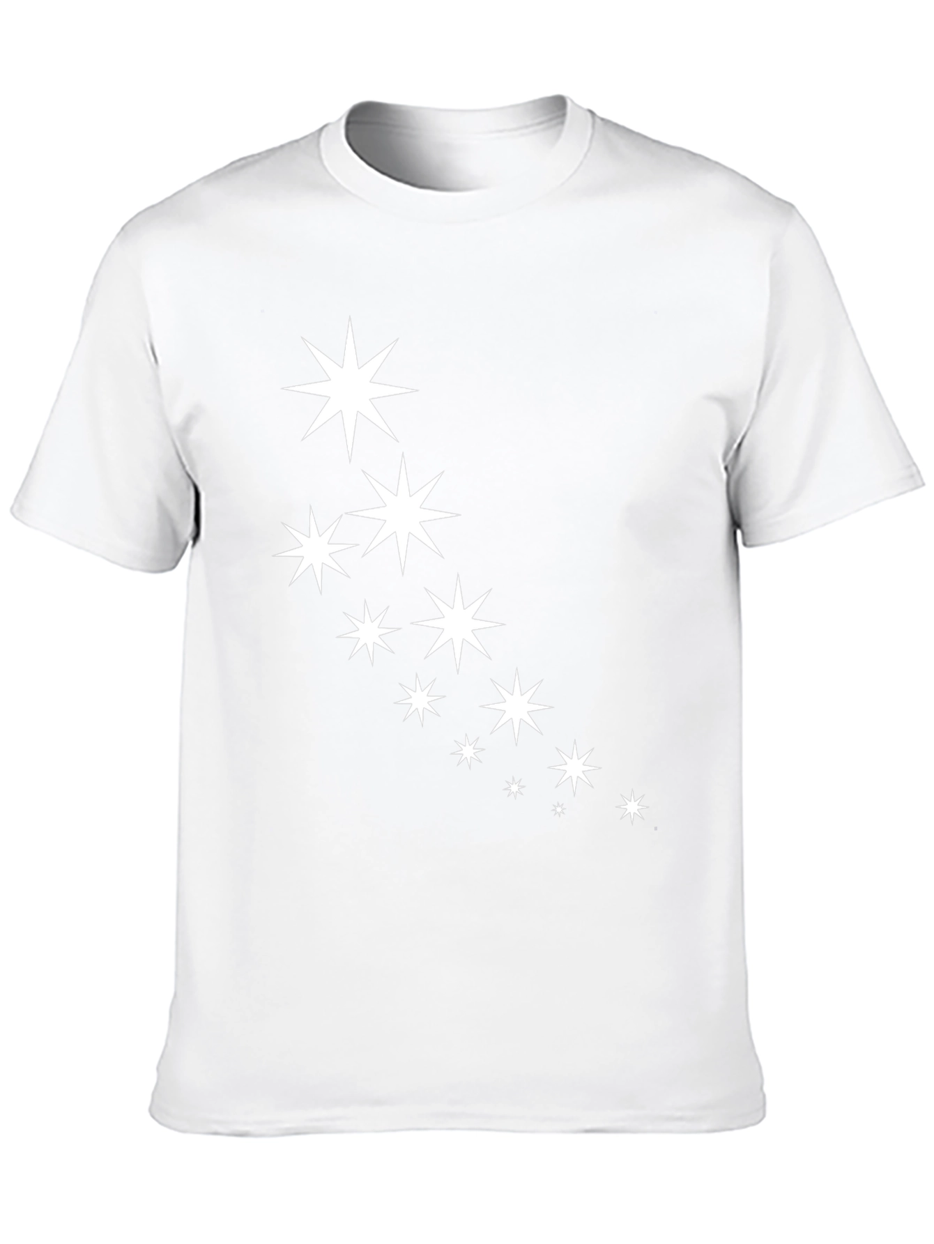 Starry Night Black Tee - Casual Cool Style