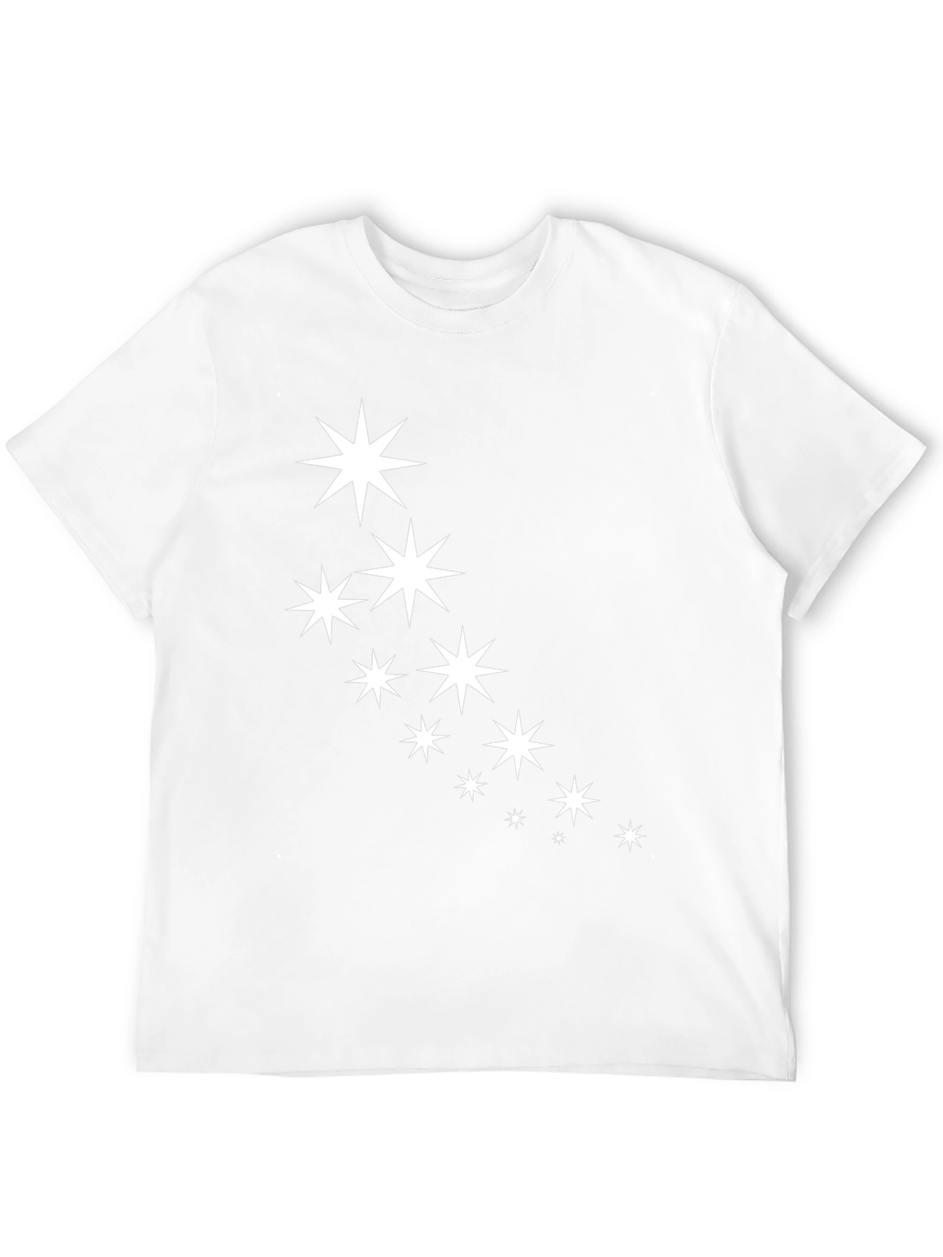 Starry Night Black Tee - Casual Cool Style