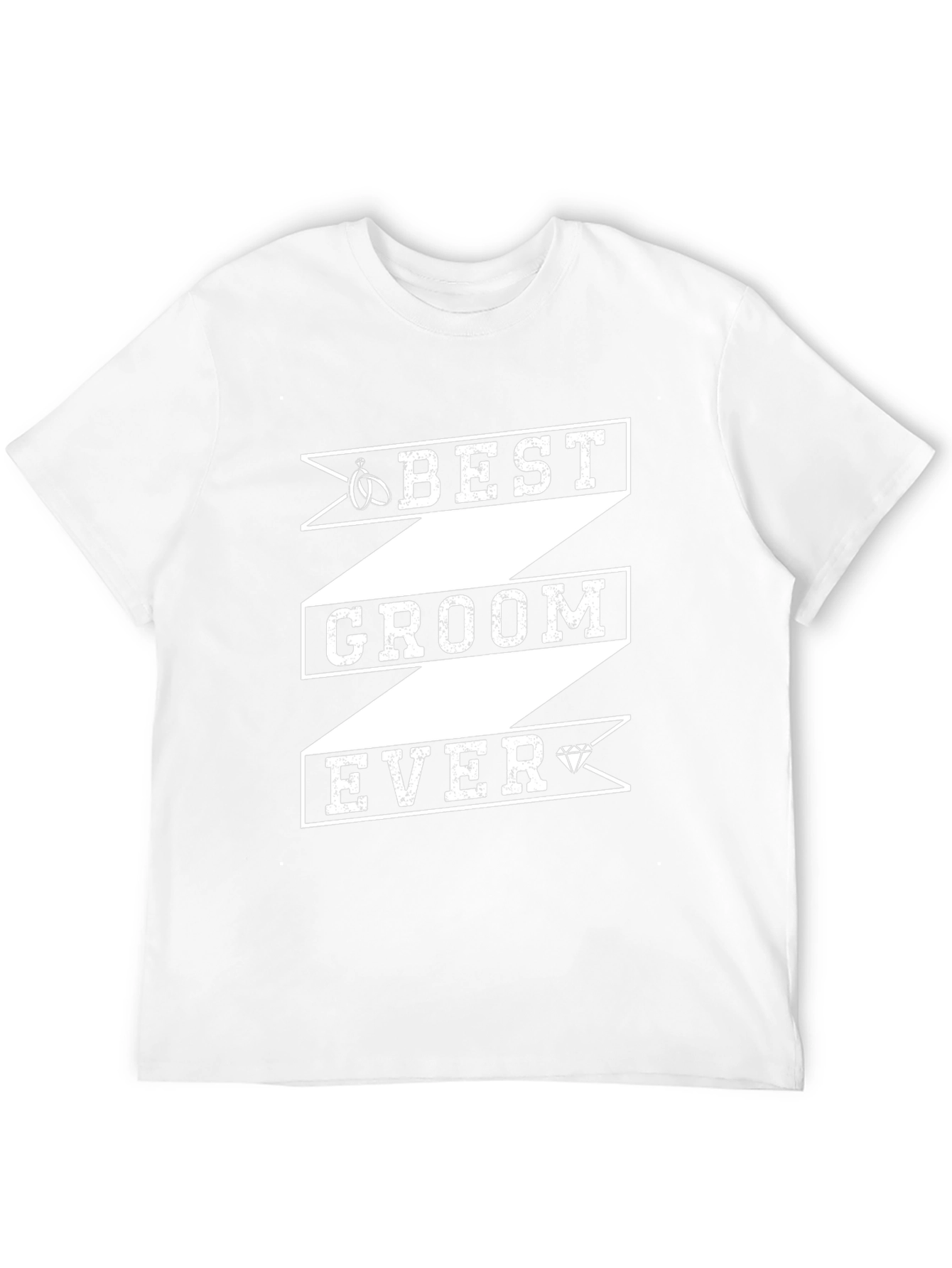 Best Groom Ever Graphic T-Shirt - Black Cotton Blend