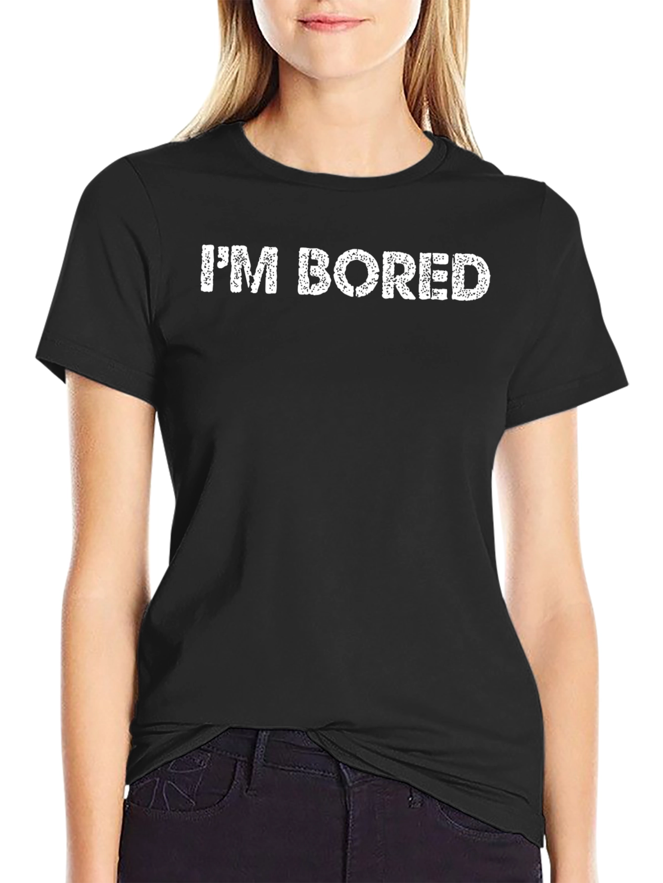 Im Bored Graphic Tee - Funny Casual T-Shirt