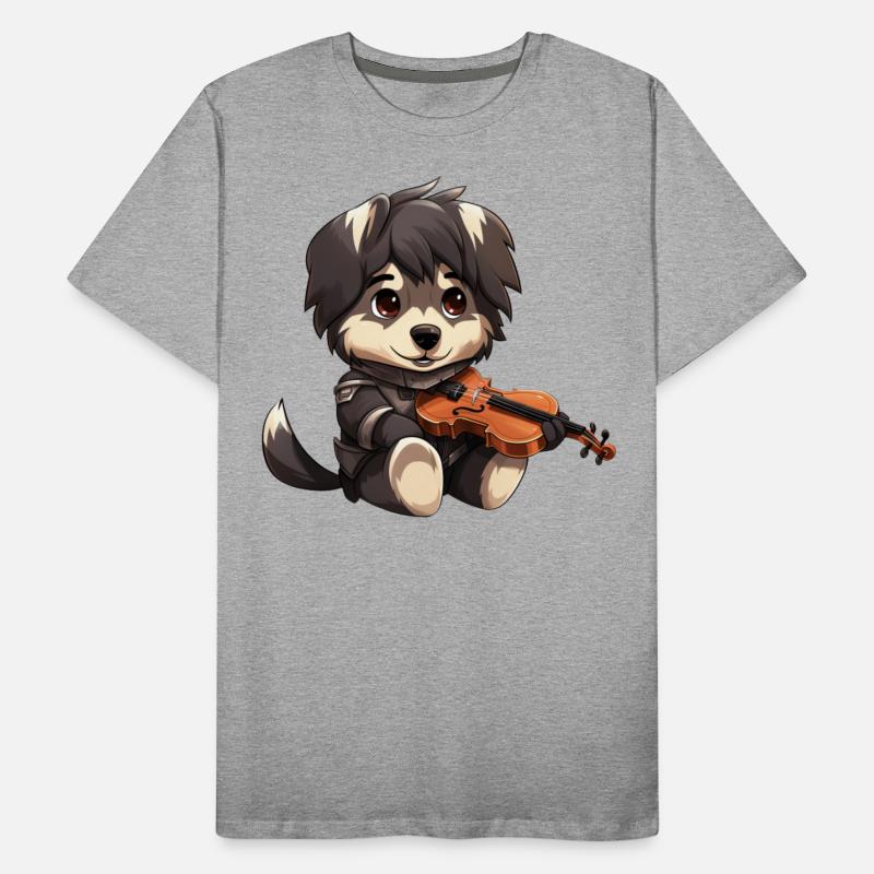 husky German Shepherd with Violin – Musical Dog De