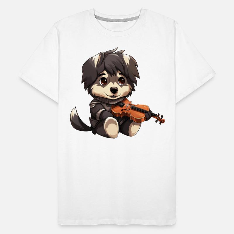 husky German Shepherd with Violin – Musical Dog De