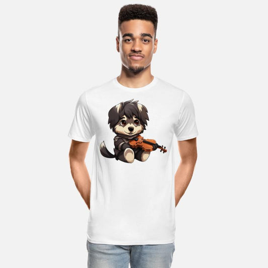 husky German Shepherd with Violin – Musical Dog De