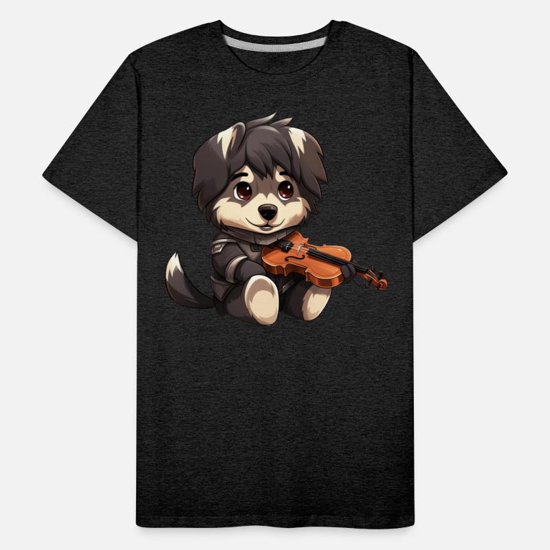 husky German Shepherd with Violin – Musical Dog De