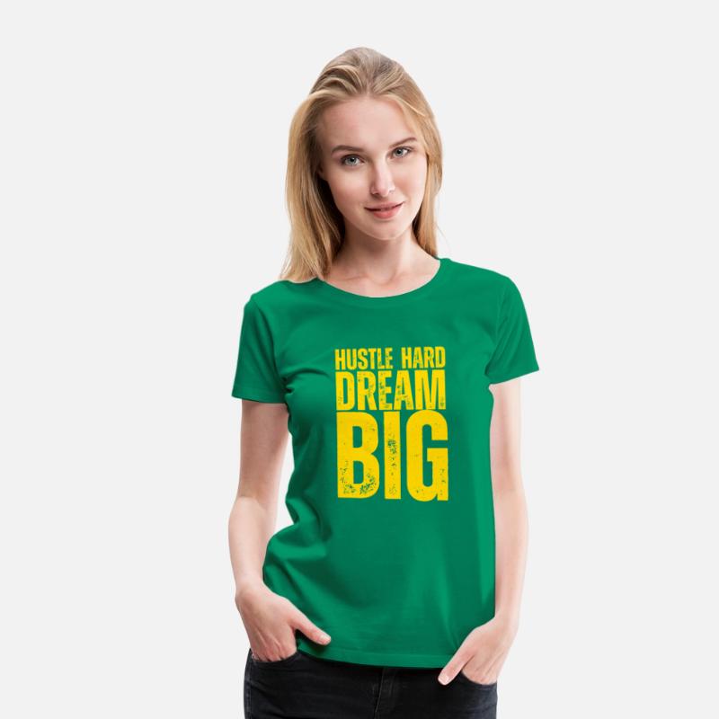Hustle Hard Dream Big – Motivational T-Shirt