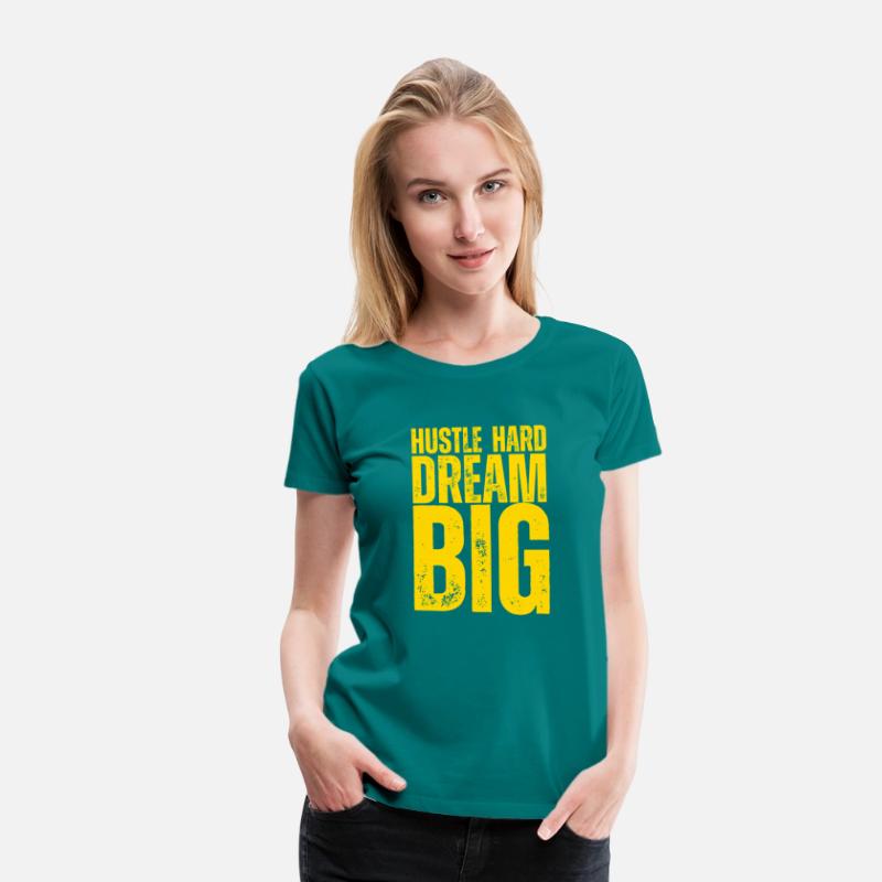 Hustle Hard Dream Big – Motivational T-Shirt