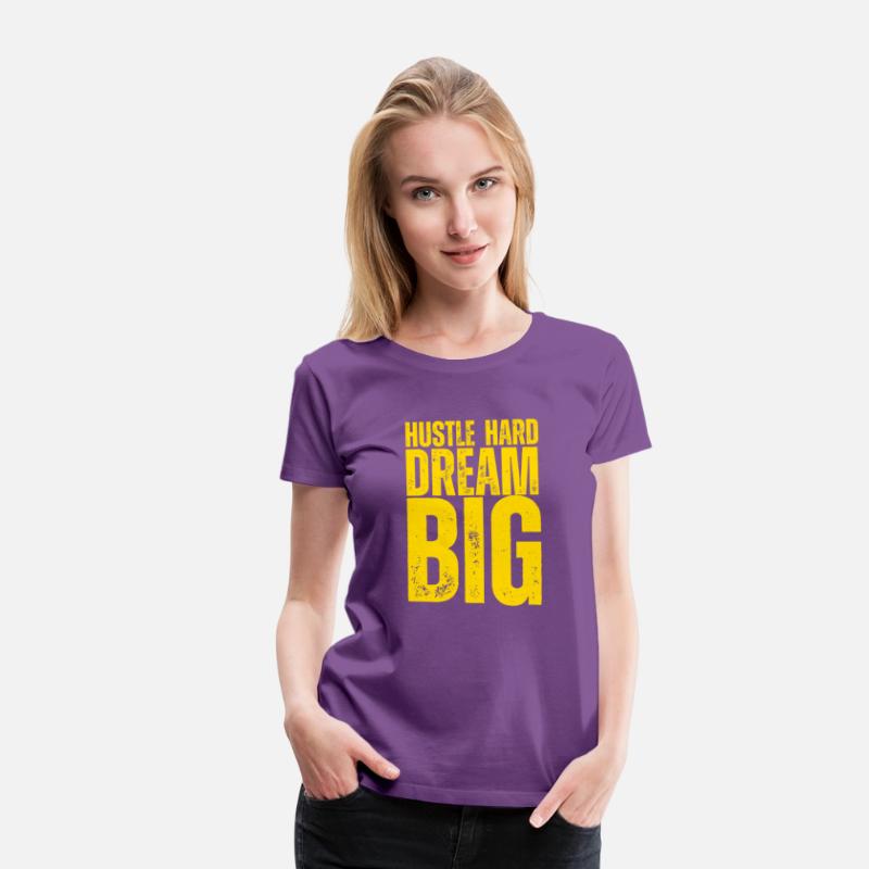 Hustle Hard Dream Big – Motivational T-Shirt