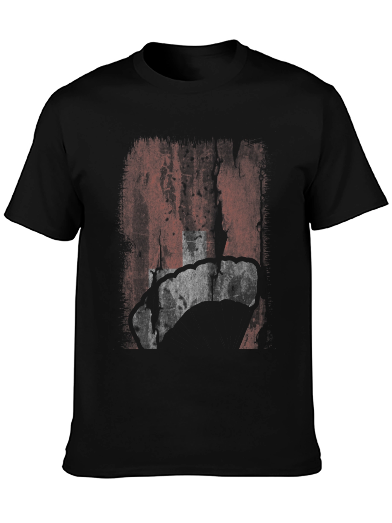 Distressed Texas Map Graphic T-Shirt