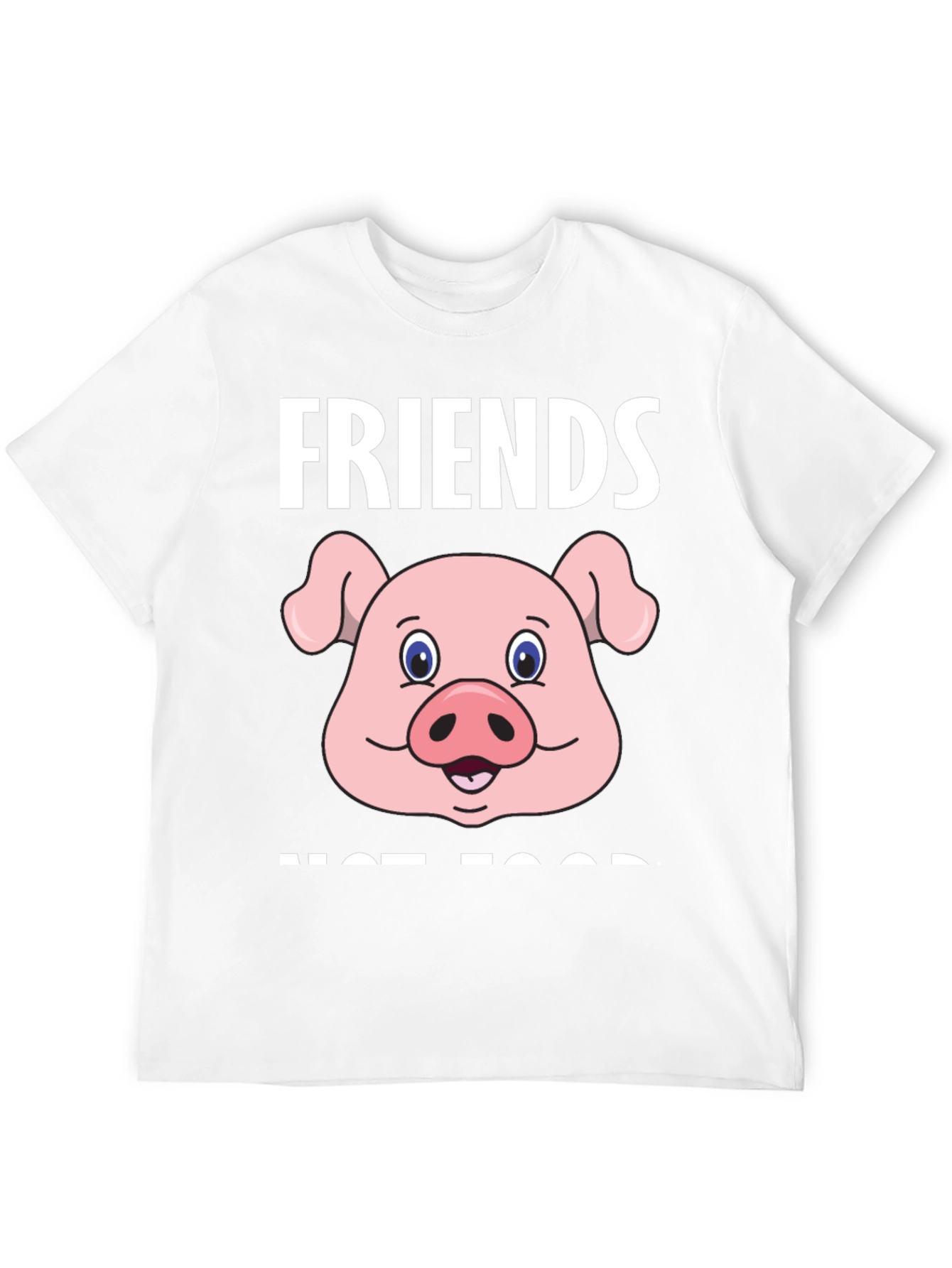 Friends Not Food Pig Graphic Tee