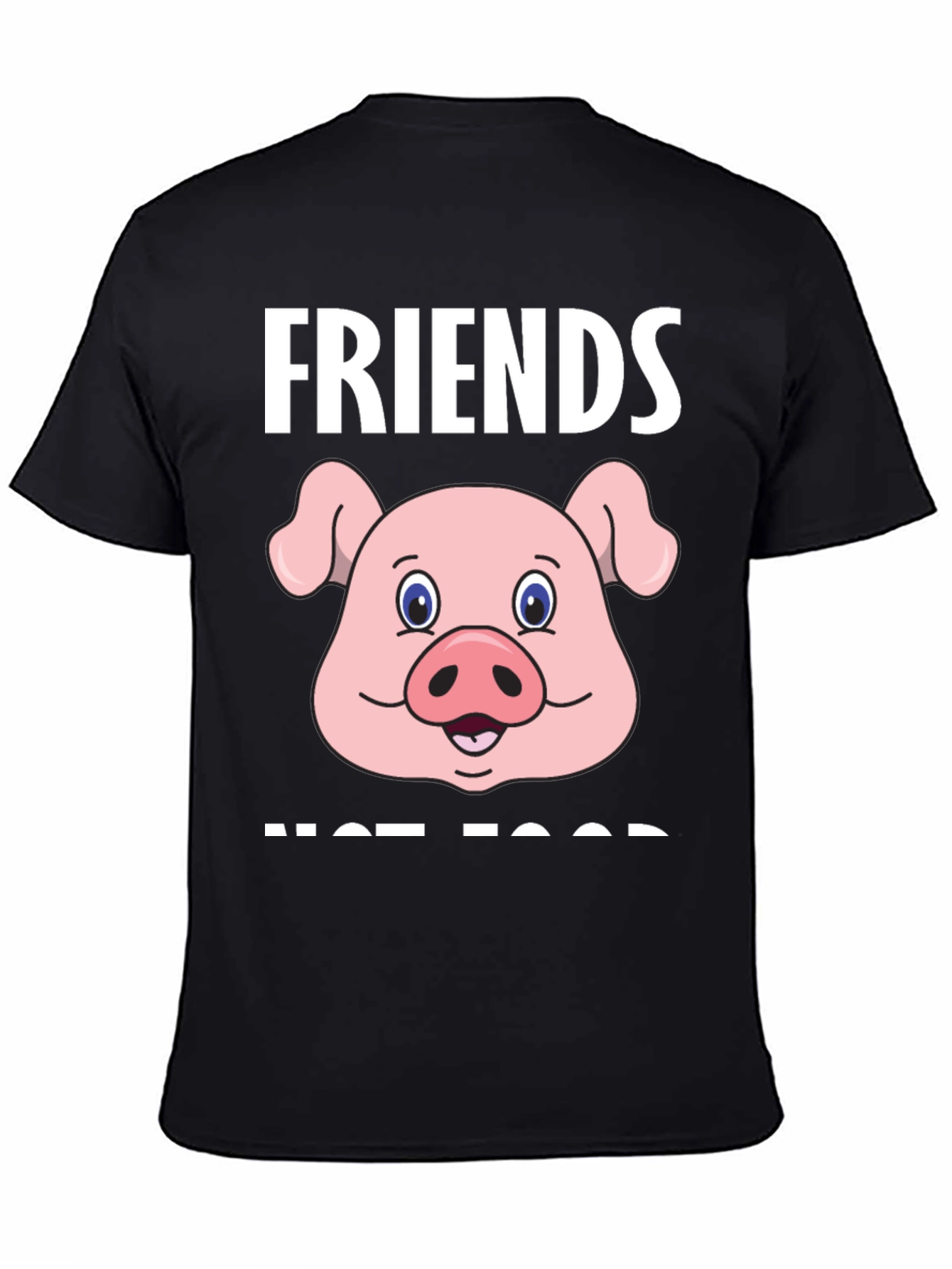 Friends Not Food Pig Graphic Tee