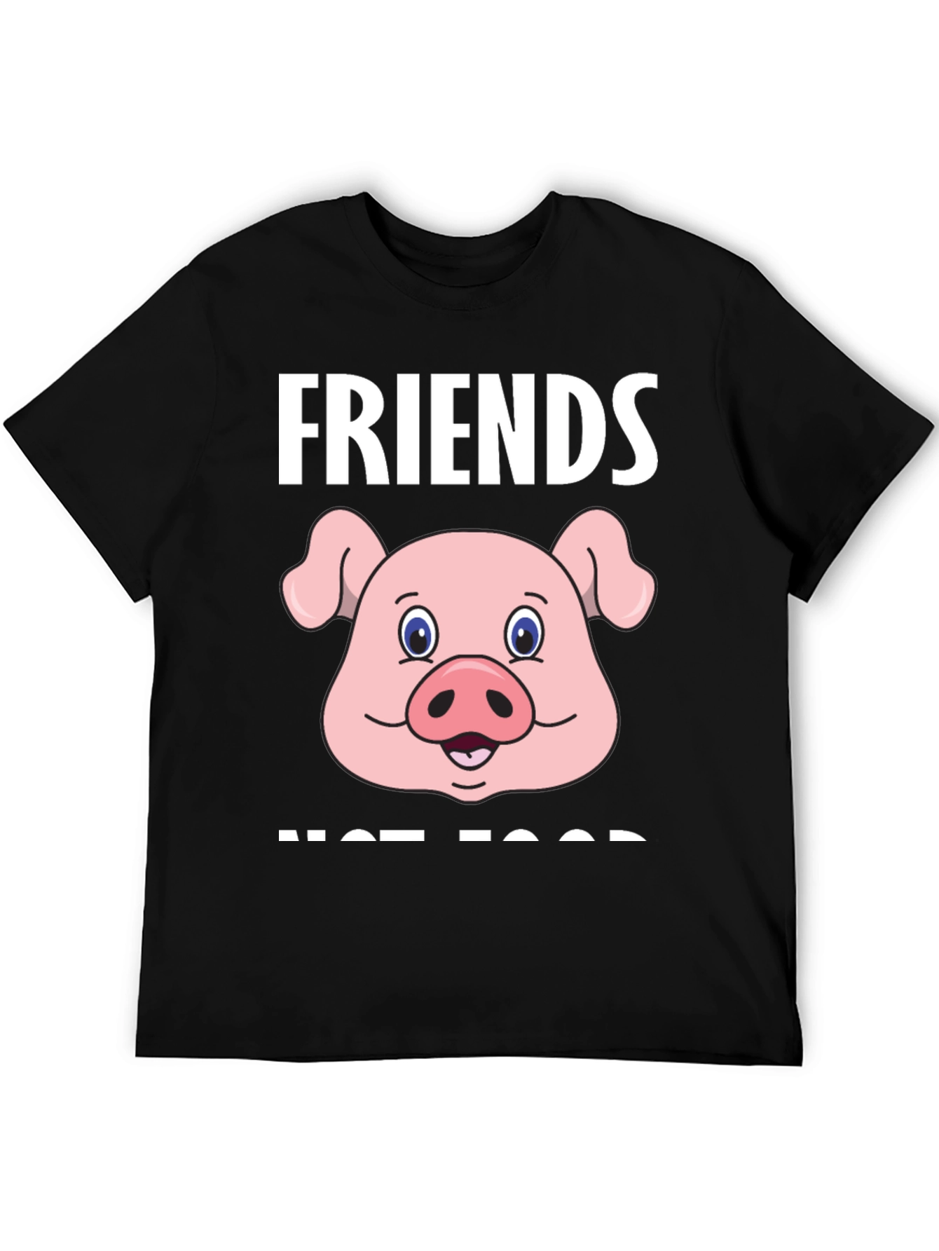 Friends Not Food Pig Graphic Tee