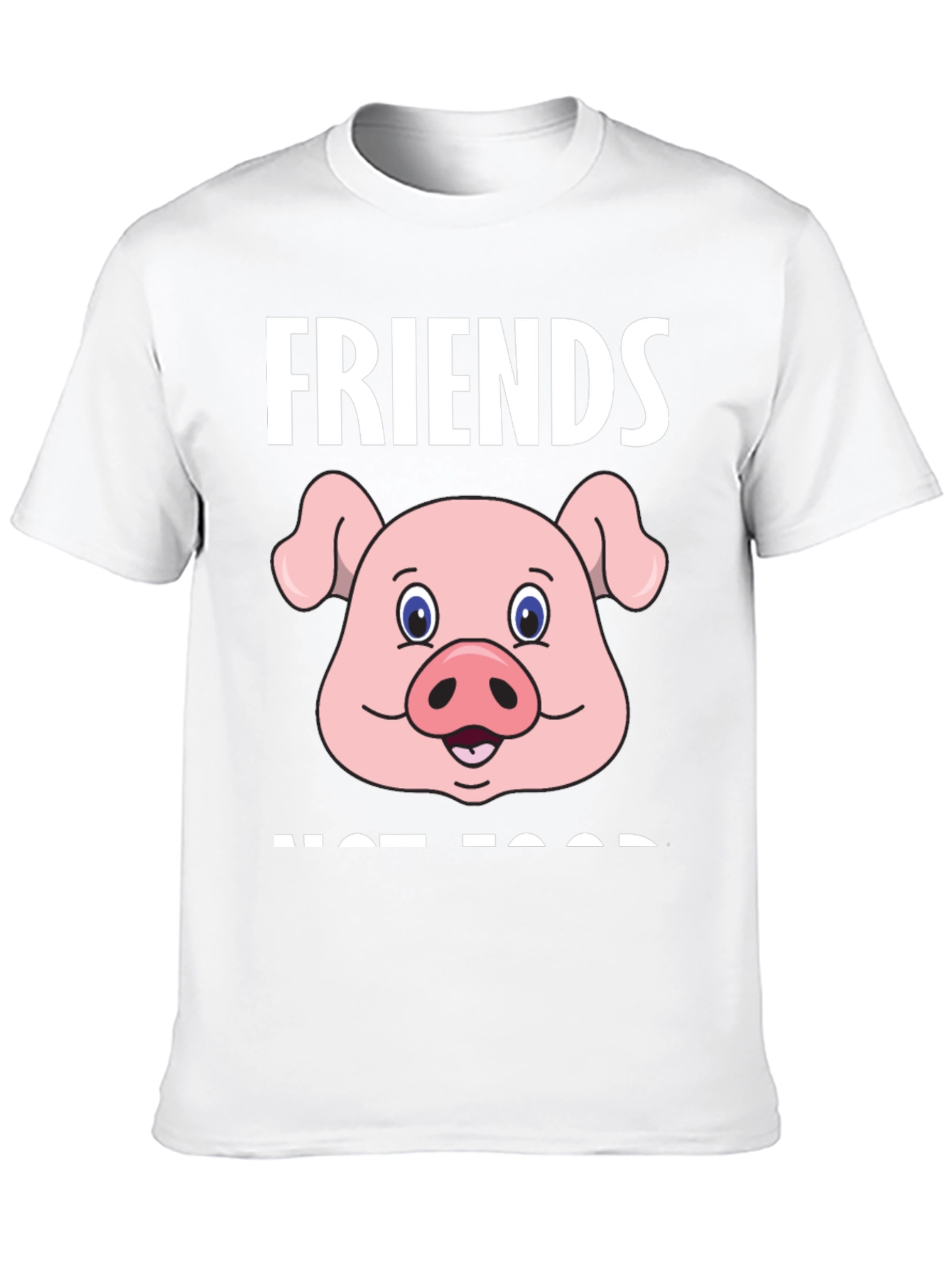Friends Not Food Pig Graphic Tee