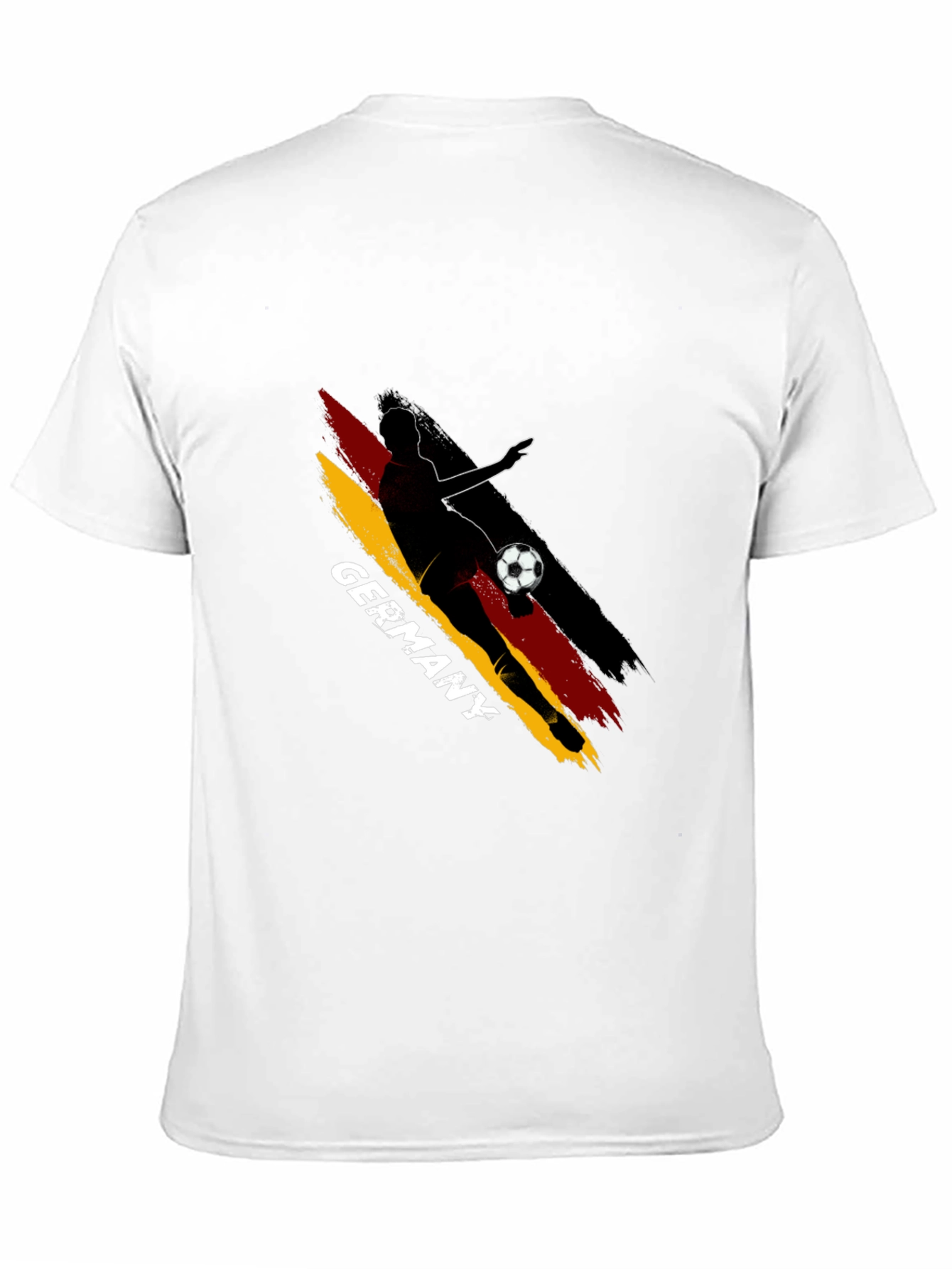 Germany Soccer T-Shirt - Black Graphic Tee