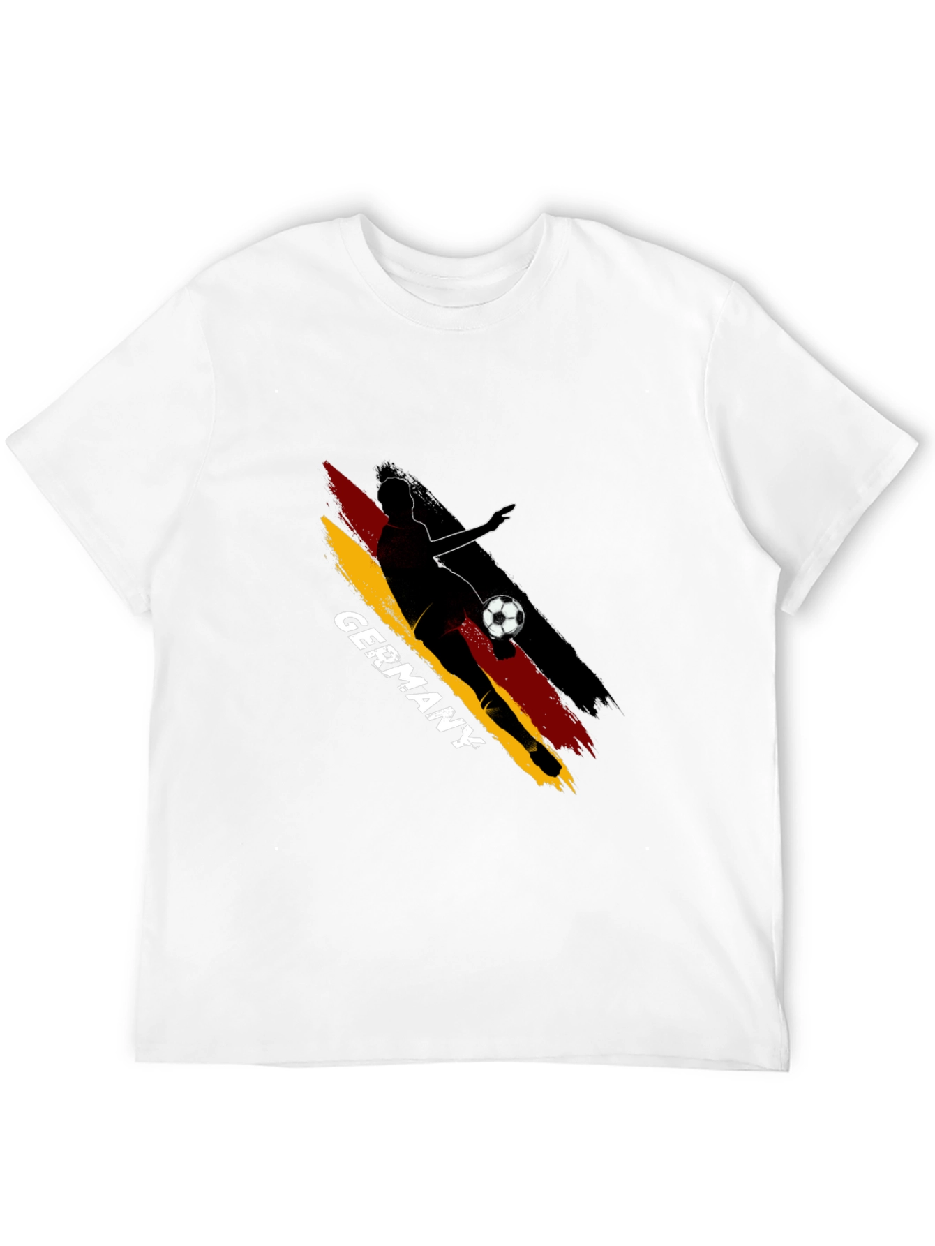 Germany Soccer T-Shirt - Black Graphic Tee