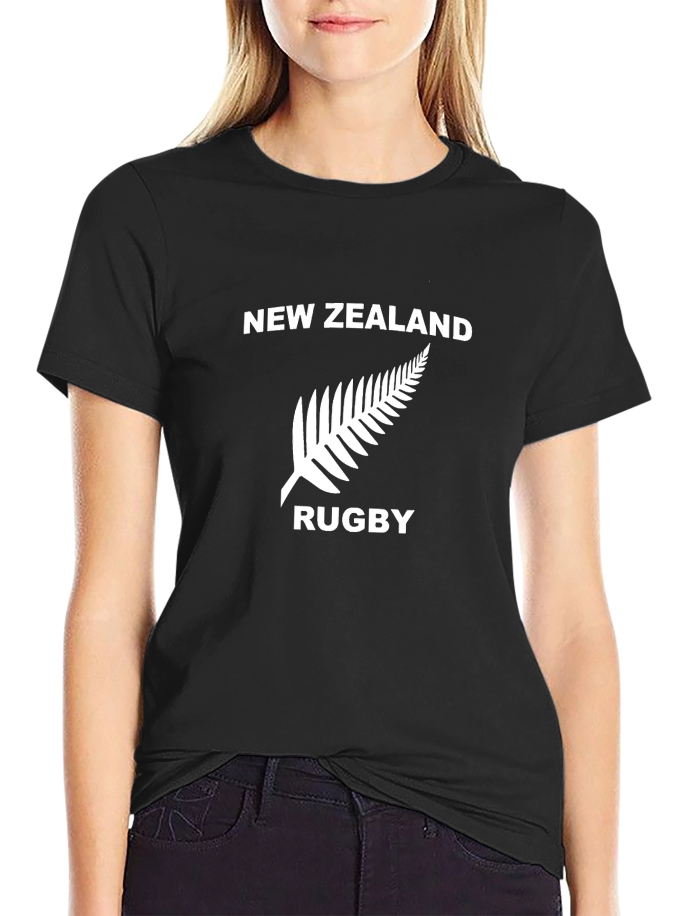 New Zealand Rugby Black T-Shirt